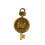 City of New Orleans Key Gold Charm Pendant Krower