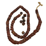 Vintage African Bauxite Stone Beads 8mm