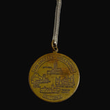 Vintage Los Angeles Hollywood  Brass Keychain