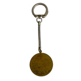 Vintage Los Angeles Hollywood  Brass Keychain Back