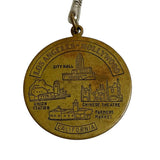 Vintage Los Angeles Hollywood  Brass Keychain