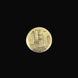 Tiffany LBJ Presidential Campaign Gold Sterling Pin 1964