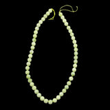 Lemon Chrysoprase 8mm Round Beads