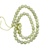 Lemon Chrysoprase Round Beads