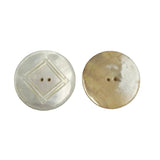 Large Mother of Pearl Shell Buttons 36mm Vintage