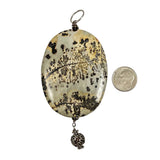 safari picture jasper pendant