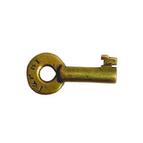 T & P Railway Brass Switch Key J. English
