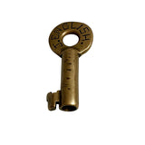T & P Railway Brass Switch Key J. English