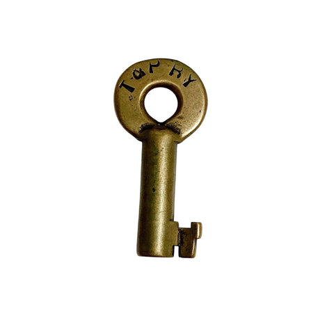 T & P Railway Brass Switch Key J. English