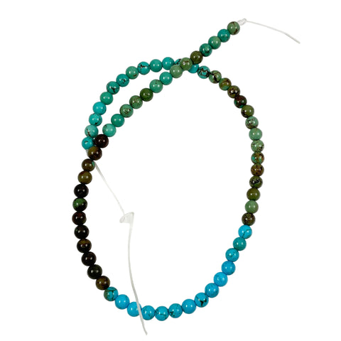 Turquoise 6mm Round Beads Multi-Shade