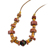 African Trade Bead Necklace King Millefiori