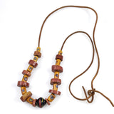 African Trade Bead Necklace King Millefiori