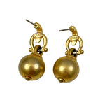 Anne Klein Gold Drop Earrings