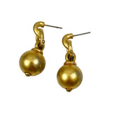 Anne Klein Gold Drop Earrings
