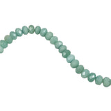 Amazonite Faceted Rondelle Beads