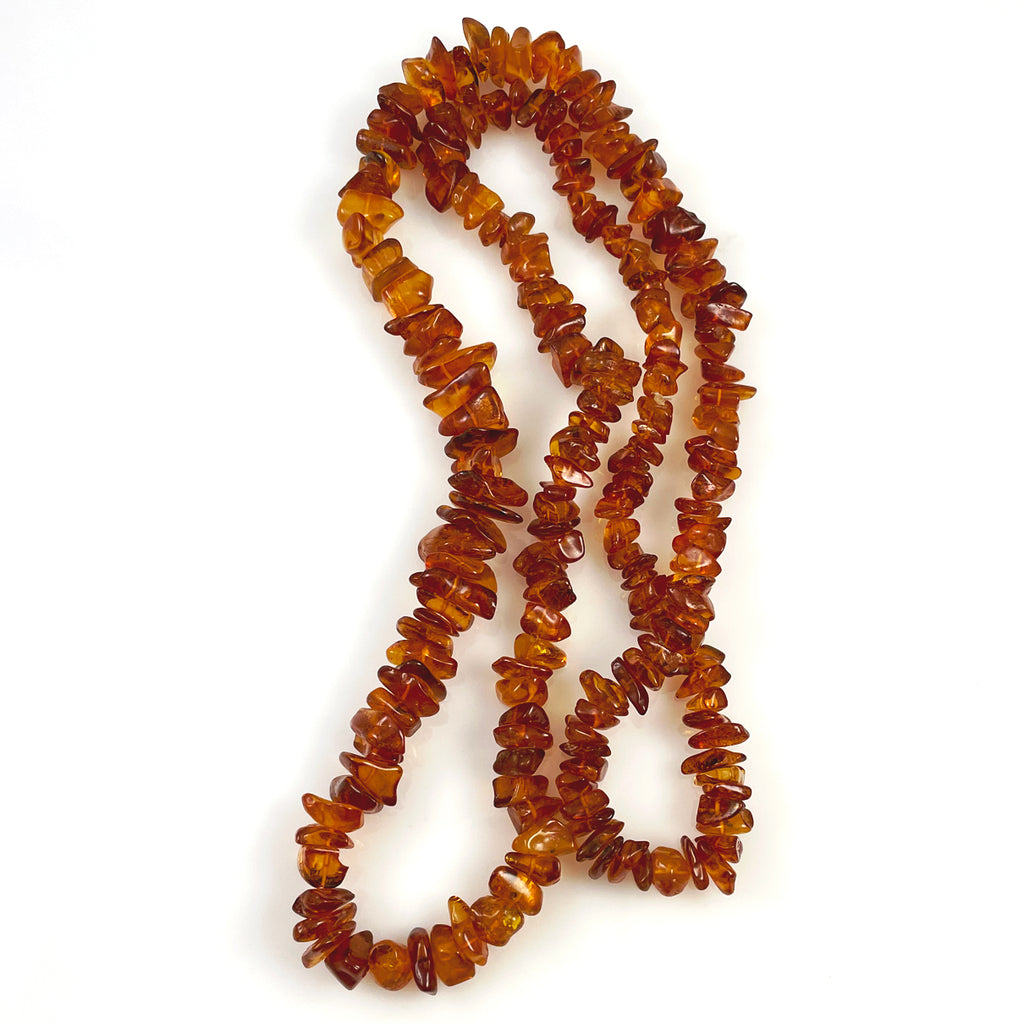 Baltic Amber Long Necklace Vintage