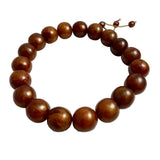 Huge Golden Amber Brown Resin Vintage Beads 24mm
