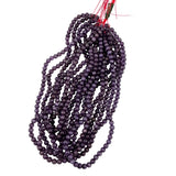 genuine amethyst gemstone beads round 6mm
