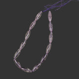 Amethyst Long Oval Beads 
