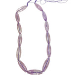 Amethyst Oval Beads 30mm