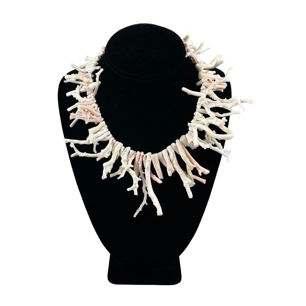 Angel Skin Coral Branch Beads Rare Natural