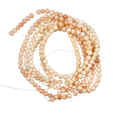 Angel Skin Coral Round Beads Loose
