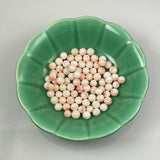 Angel Skin Coral Round Beads Loose