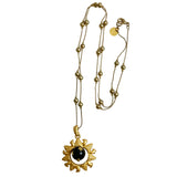 Anne Klein Gold Sun & Star Necklace Vintage