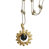 Anne Klein Gold Sun & Star Necklace Vintage