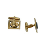Anson Hematite Cufflinks 1950's Vintage