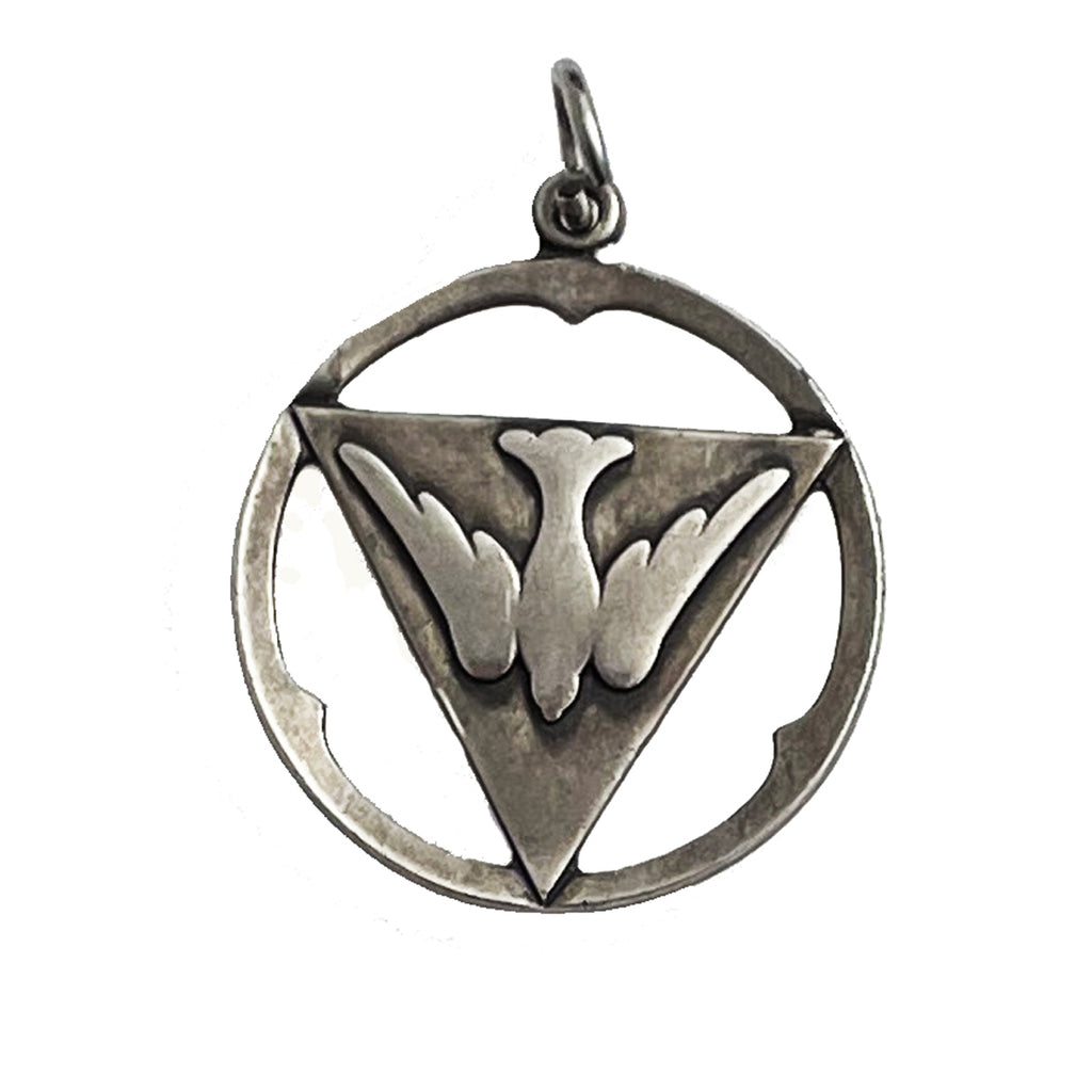 Antaya Sterling Descending Dove Pendant