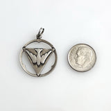 Antaya Sterling Descending Dove Pendant