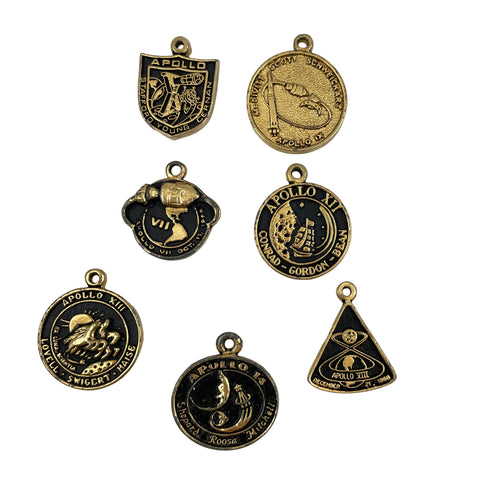 Vintage Apollo NASA Charms 