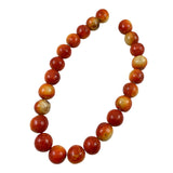 Genuine Apple Coral 15mm Beads Rare