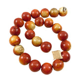 Genuine Apple Coral 15mm Beads Rare
