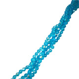 Aqua Blue AB Crystal Beads 8mm Round