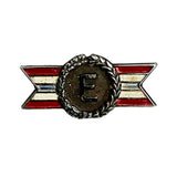 Army Navy WWII E Production Sterling Silver Award Pin