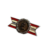 Army Navy WWII E Production Sterling Silver Award Pin