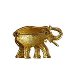 Artifacts Patriotic Rhinestone Elephant Brooch