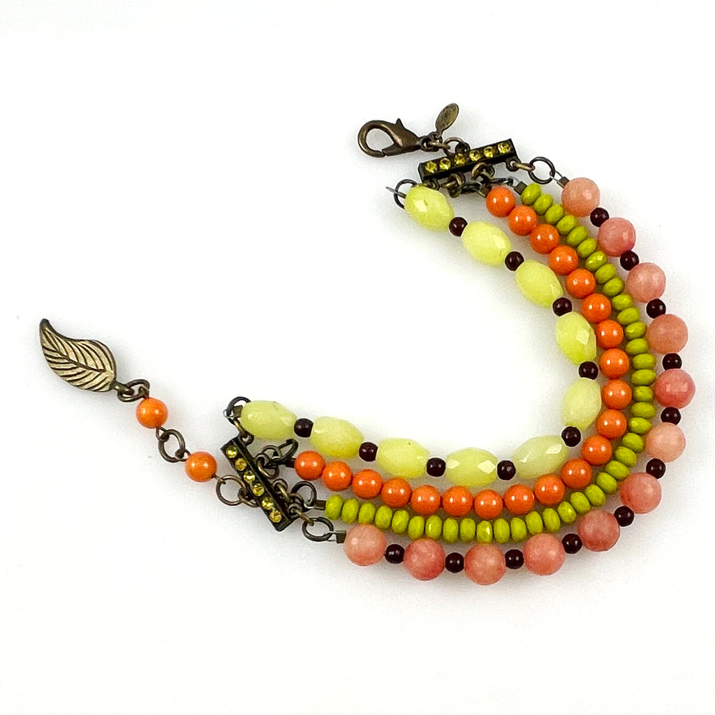 Multi-strand Beaded Designer Bracelet by David Aubrey
