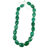 Green Aventurine Oval Beads