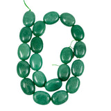 Large Green Aventurine Oval Beads
