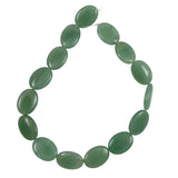 Large Green Aventurine Oval Beads 26mm