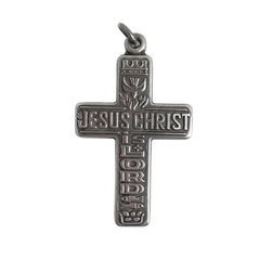 James Avery Jesus Christ Is Lord Sterling Cross Pendant