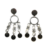 James Avery Sterling Brass Dangle Earrings Vintage