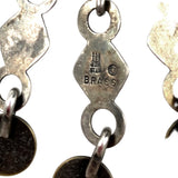 James Avery Sterling Brass Dangle Earrings Vintage