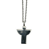 James Avery Sterling Silver Angel Pendant Necklace Retired