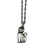 James Avery Sterling Silver Kitty Cat Pendant Necklace