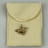 James Avery Dolphin Charm 14K Gold New with pouch