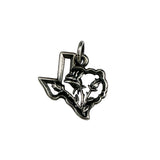 James Avery Sterling Silver Texas State Yellow Rose Charm